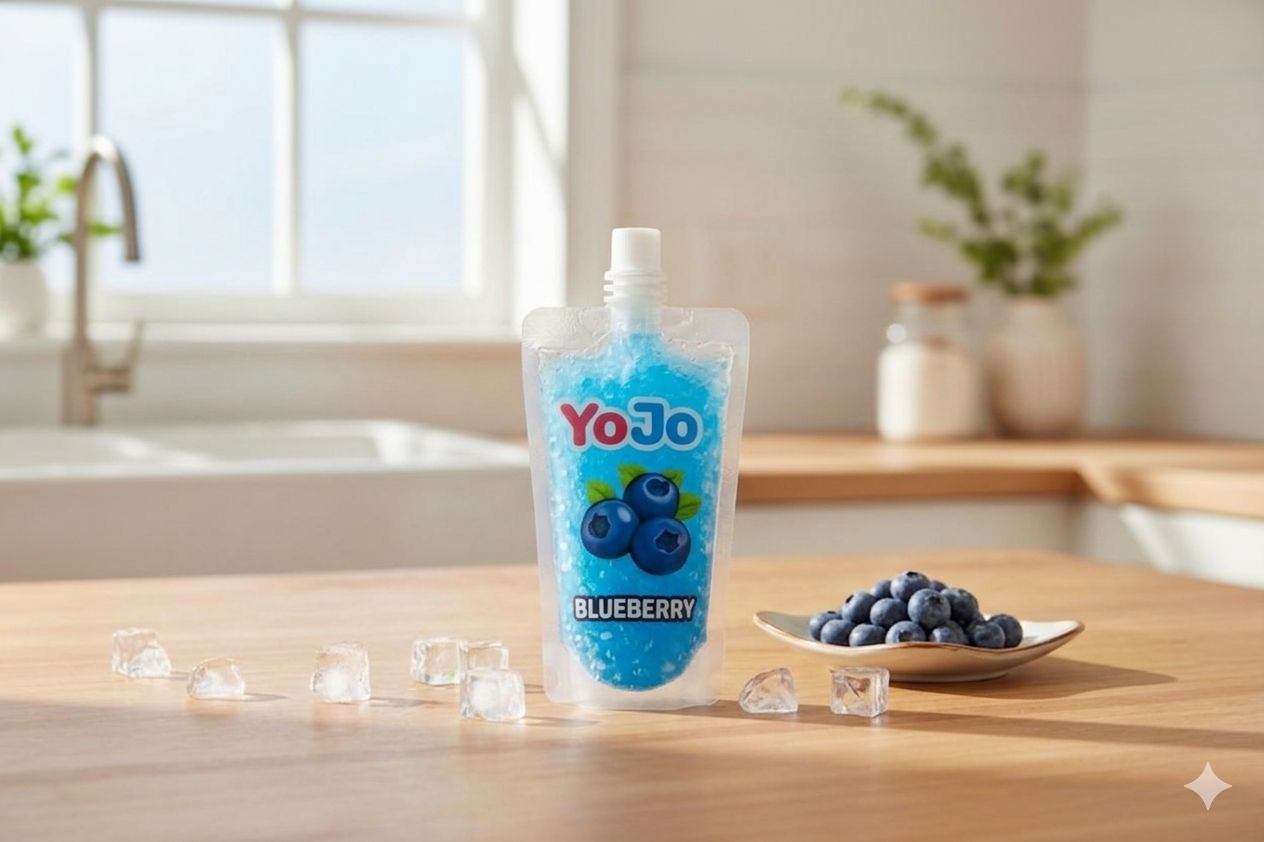Blueberry YoJo Slush pouch product photo