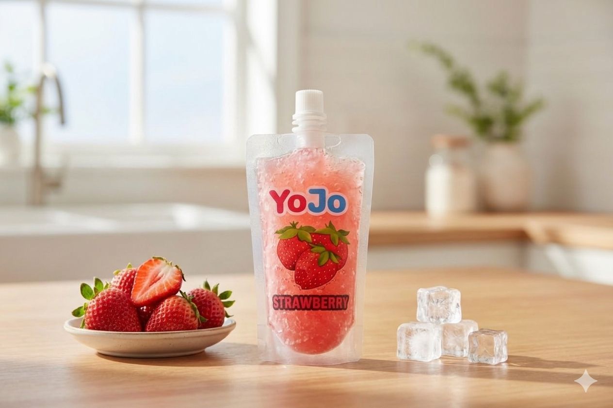 Strawberry YoJo Slush pouch product photo